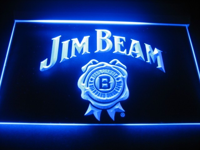 Jim Beam Logo Beer Bar Pub Store Neon Light Sign Neon